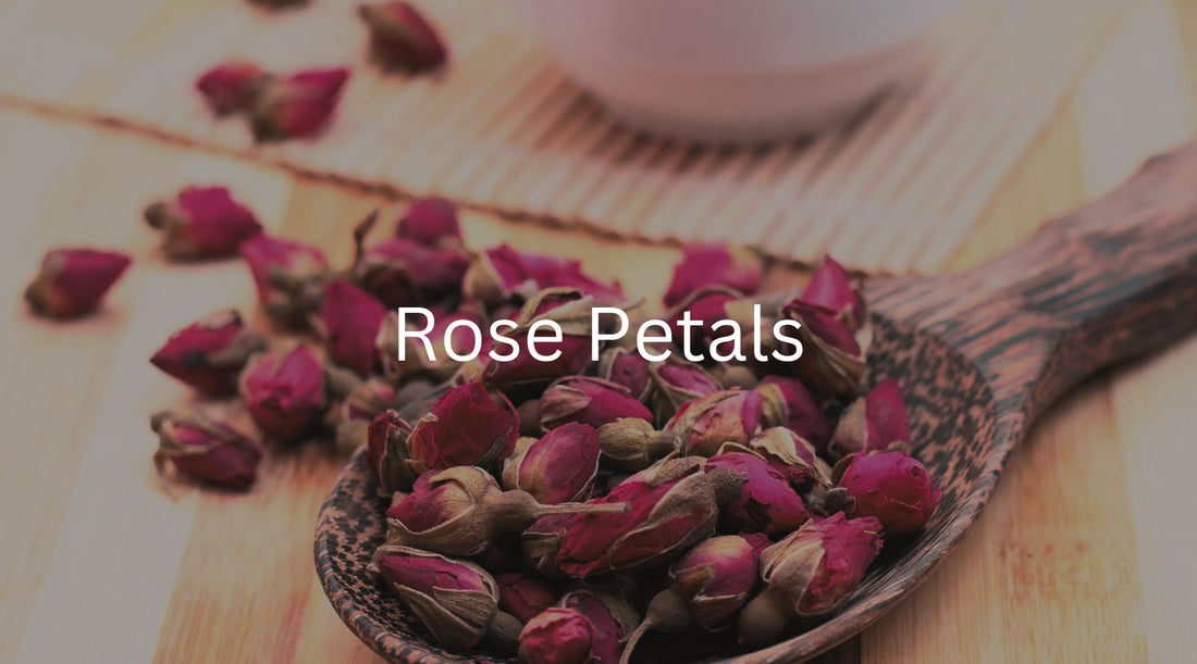 What are the potential benefits of rose petal teas?