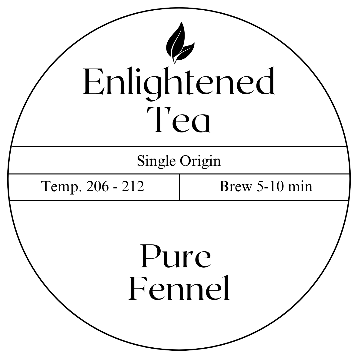 Pure Fennel Tea - Loose Leaf