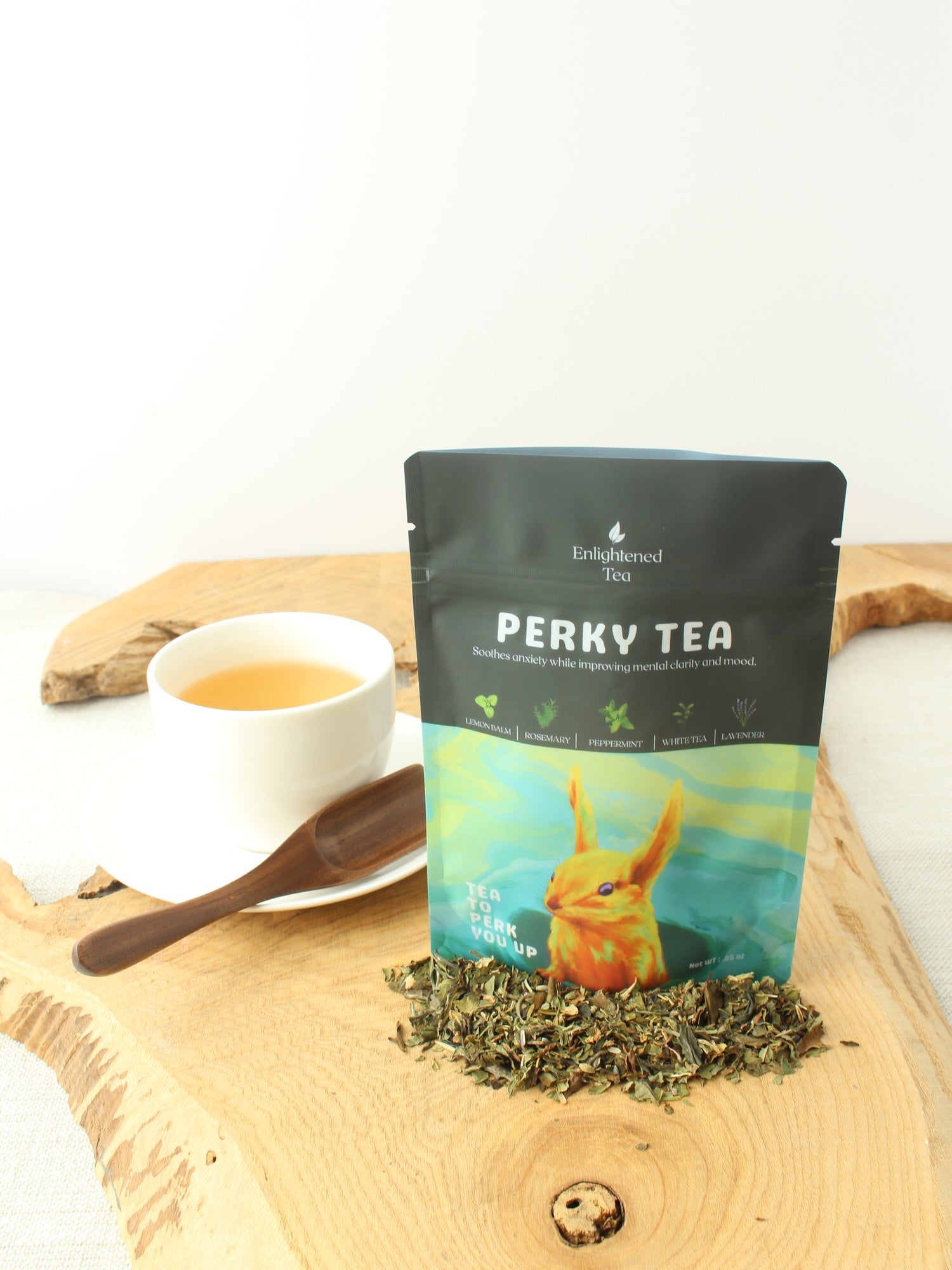 Loose Leaf Herbal Tea Called Perky Tea